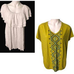 2 Summer Shirts-Sz 2X